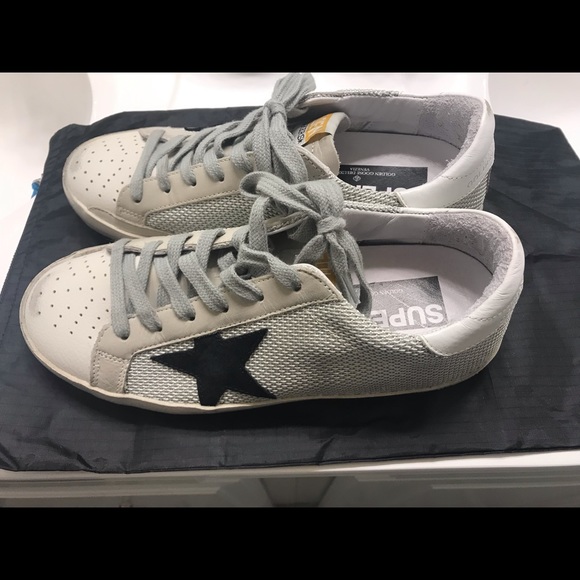 golden goose grey cord gum